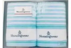 Munsingwear ストライプ フェイスタオル 2枚セット