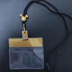 超レア商品 TDS・ホテルミラコスタ　ゴールドミッキー チケットホルダー