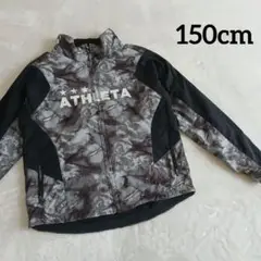 ATHLETA　ジャケット　ウィンドブレイカー　150cm　ブラック　迷彩