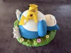ポケットモンスター くつろぎタイム　カビゴン & ピカチュウ フィギュア