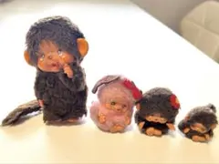 モンチッチ　昭和40年代ヴィンテージ 超レア！ ぬいぐるみ 4体セット