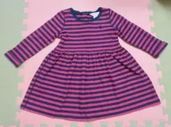 最終！ラルフローレン ボーダーワンピース 綿 100cm