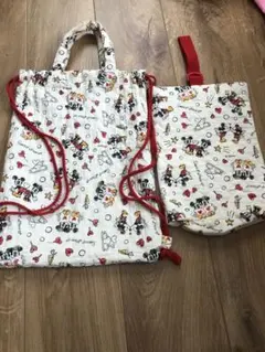 ディズニー　保育園バック　3点セット