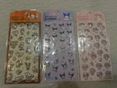 ぷくっとシール　サンリオ　マイメロ　シナモ　キャラクターズ