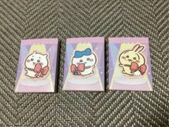 ちいかわ　ダイカットステッカー　3枚セット　りぼん