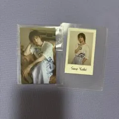 INI 佐野雄大 楽天トレカ+タワレコステッカー写真集Viva la vita