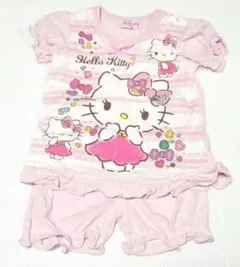 Sanrio ハローキティ 半袖パジャマ 上下セット 90cm