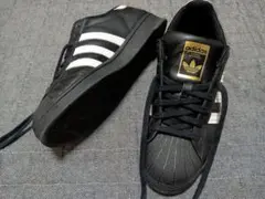adidas SUPERSTAR ブラック ホワイト スーパースターのサムネイル