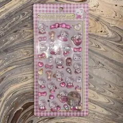 キティ サンリオ 3Dステッカーボンボンうるちゅるぷくぷくドロップ立体シール