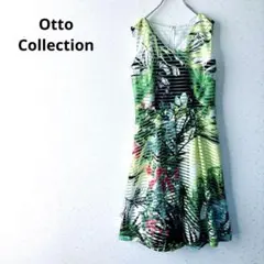 オットーコレクション/ノースリーブワンピース/ボタニカル/リゾート/花柄/旅行
