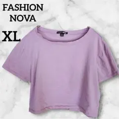 美品 トップス XL 半袖Tシャツ 薄紫 ヨガウエア ダンス パープル
