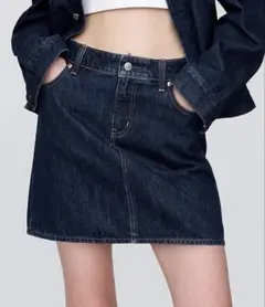GAP デニム タイトスカート ミニ丈のサムネイル