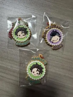 アクリルキーホルダー 3個セット 竈門炭治郎 禰豆子