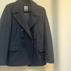 Gap ネイビー ダブルブレスト ピーコート S