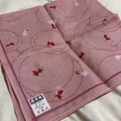 【未使用】濱文様 金魚 和柄ハンカチ 小布風呂敷 手ぬぐい お弁当包みのサムネイル
