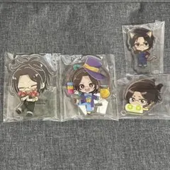 進撃の巨人　ハンジ　プリンセスカフェアクスタ3種+かぷりっこアクキーセット