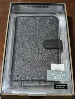 COACH 手帳型ケース iPhone SE (2022)