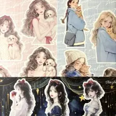 【ri-23】unichoco様×rio_ykr様コラージュシートデザインペーパ rio_ykr