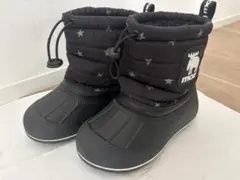 moz 防水星柄冬用ブーツ 黒17cm
