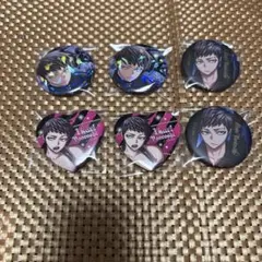 桃源暗鬼　ハート　メタリック　ホログラム　缶バッジ　矢颪