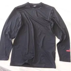 PUMA ブラック 長袖Tシャツ 160
