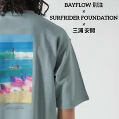 BAYFLOW別注 × サーフライダー ファウンデーション×三浦 安間 tシャツのサムネイル