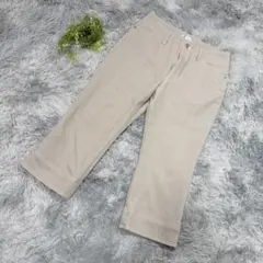 B-THREE ストレッチ クロップドパンツ S カジュアル お出かけのサムネイル