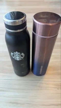 【セット割】スタバ限定ボトル2点 黒猫＆グラデーション