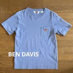 BENDAVIS ベンデイビス tシャツ m ブルー クルーネック 綿 ポケットのサムネイル