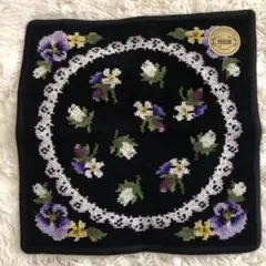 新品未使用♡FEILER 花柄 チェニール織 ハンカチ