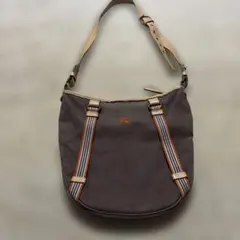 (*)様 バーバリー　ブルーレーベル　ショルダーバッグ レザー調節可能ストラップ