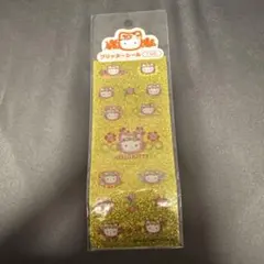 激レア ハローキティ ハイビスカスキティ 当時物 シール トロピカルキティ