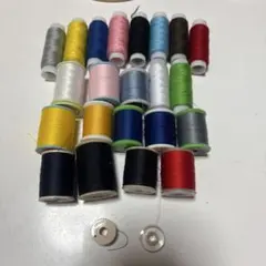 ミシン糸 セット まとめ売り 24点 大量 ホイート 刺繍 裁縫 ハンドメイド