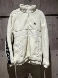 adidas ボアジャケット フリース ホワイト