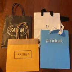 ロクシタン他　ショップ袋　4枚セット