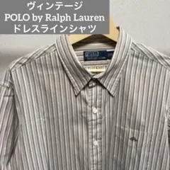 Polo Ralph Lauren ストライプ コットンシャツ XL 古着のサムネイル
