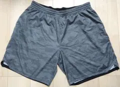 adidas climalite ハーフパンツ【2XL】グレー ビッグサイズ