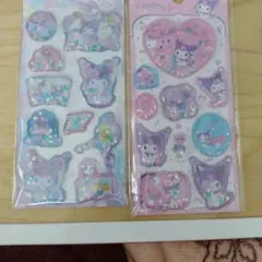 クロミキラキラウォーターシール2枚セット