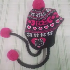 ハローキティ　USJニット帽