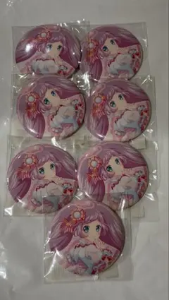 白猫 プリロール 缶バッジ 白猫プロジェクト クリスマス エレノア