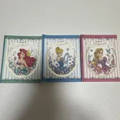 ディズニープリンセス メモ帳 3冊セット