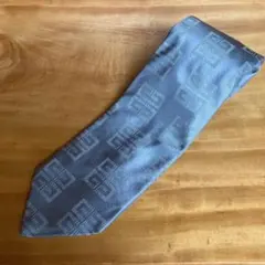 GIVENCY  ジバンシー ネクタイ　グレー　シルバー　シルク