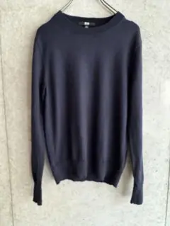 UNIQLO 長袖セーター S ネイビー