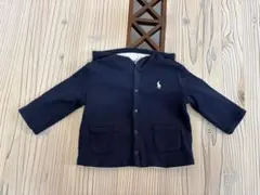 ラルフローレン　フード付きリバーシブルカーディガン 80cm