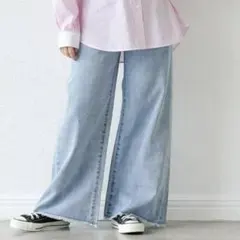 ワイド デニム パンツ
