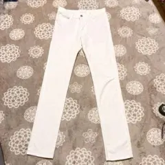 ホワイト スリムフィット デニムパンツ (28) 70 CM