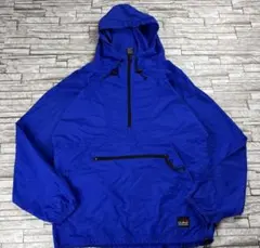 80s L.L.Bean アノラックパーカー ナイロン ブルー ヴィンテージ