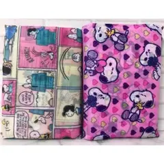 スヌーピー SNOOPY トートバッグ ピンク系 ２種セット 総柄デザイン ☆★