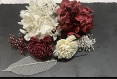 ドライフラワー　髪飾り　成人式　ヘアアクセ　前撮り　結婚式　発表会　卒業式