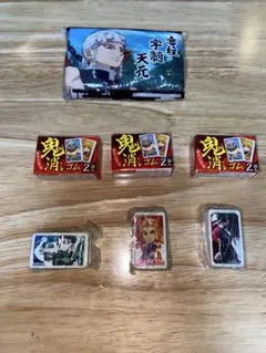 鬼滅の刃 ぷっちょ　消しゴム未使用品　３点セット　おまけ付き